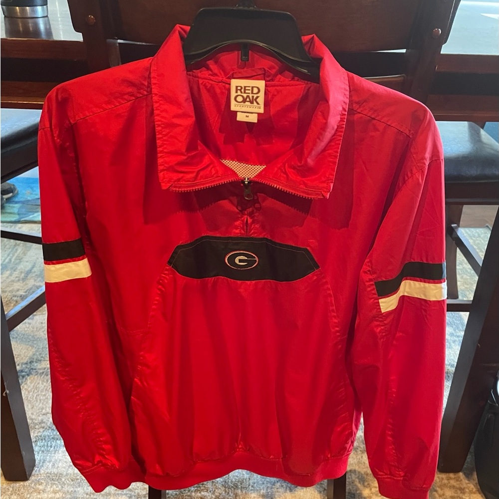 Red Oak Red Windbreaker Jacket